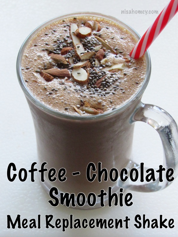 Coffee Chocolate Meal Replacement Shake Coffee Smoothie Recipe