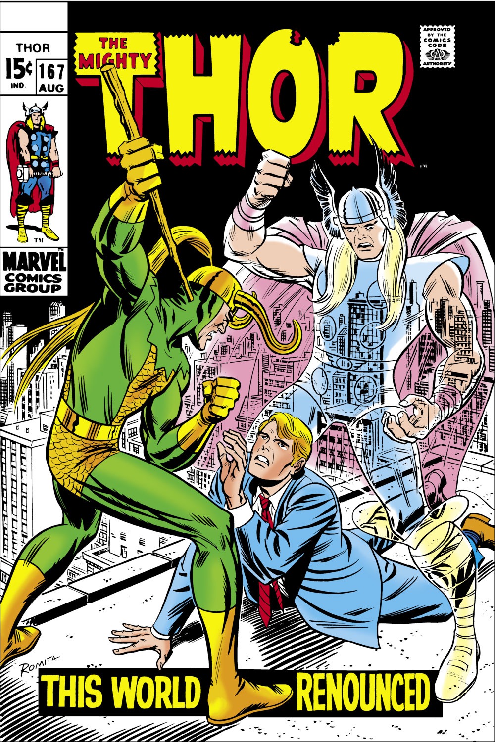 Read online Thor (1966) comic -  Issue #167 - 1