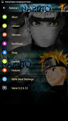 BBM Naruto Tanpa Iklan BBM Naruto Tanpa Iklan