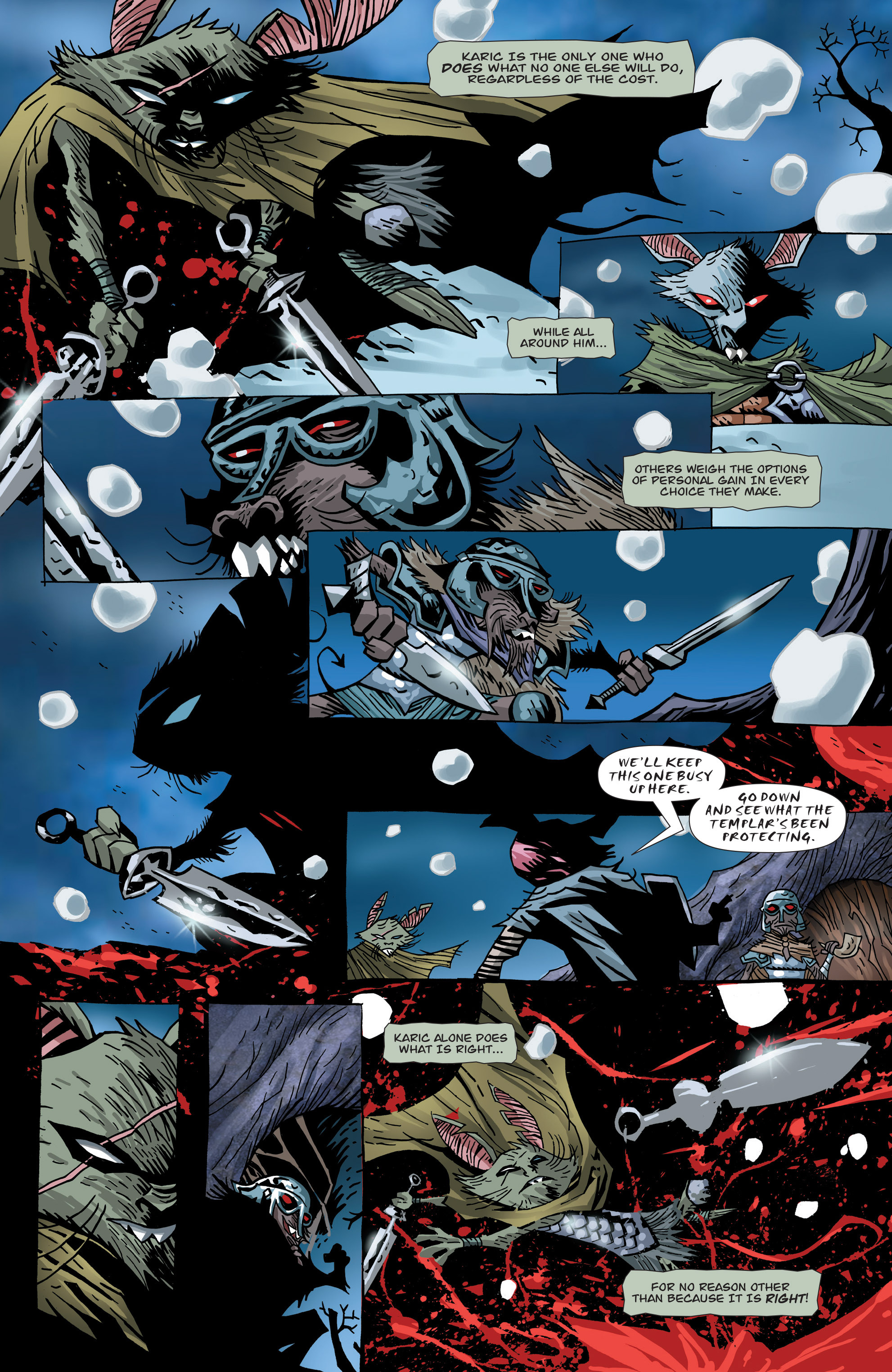 Read online The Mice Templar Volume 3: A Midwinter Night's Dream comic -  Issue # _TPB - 183