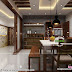 Dining, kitchen and foyer interiors