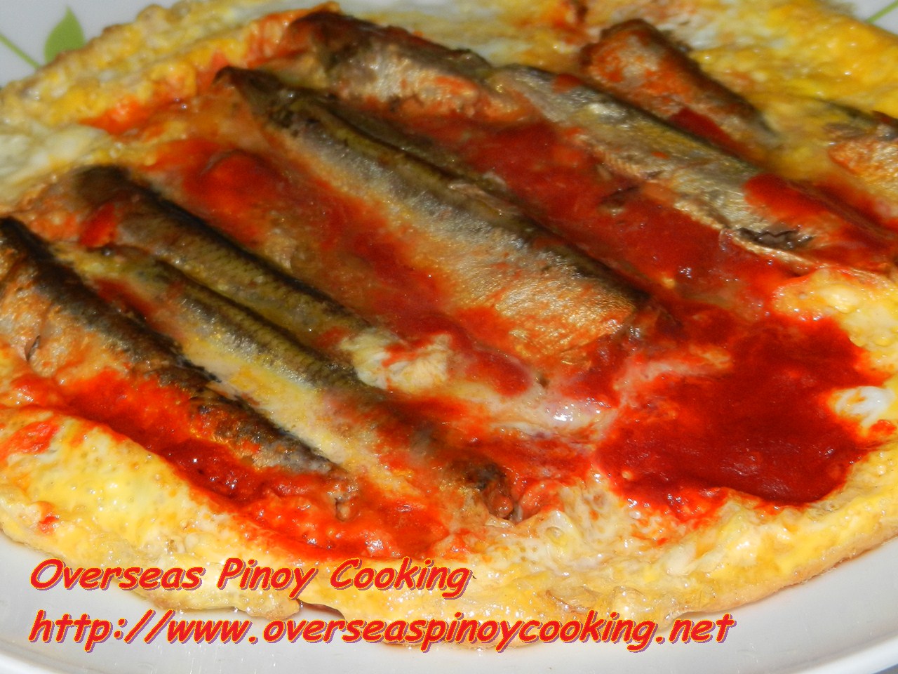 Sardine in Tomato Sauce Omelet
