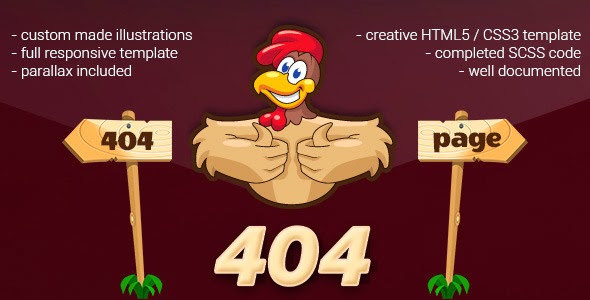 creative 404 page