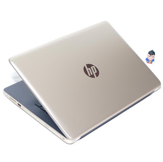 Laptop HP 14-bw501AU Gold Baru Di Malang