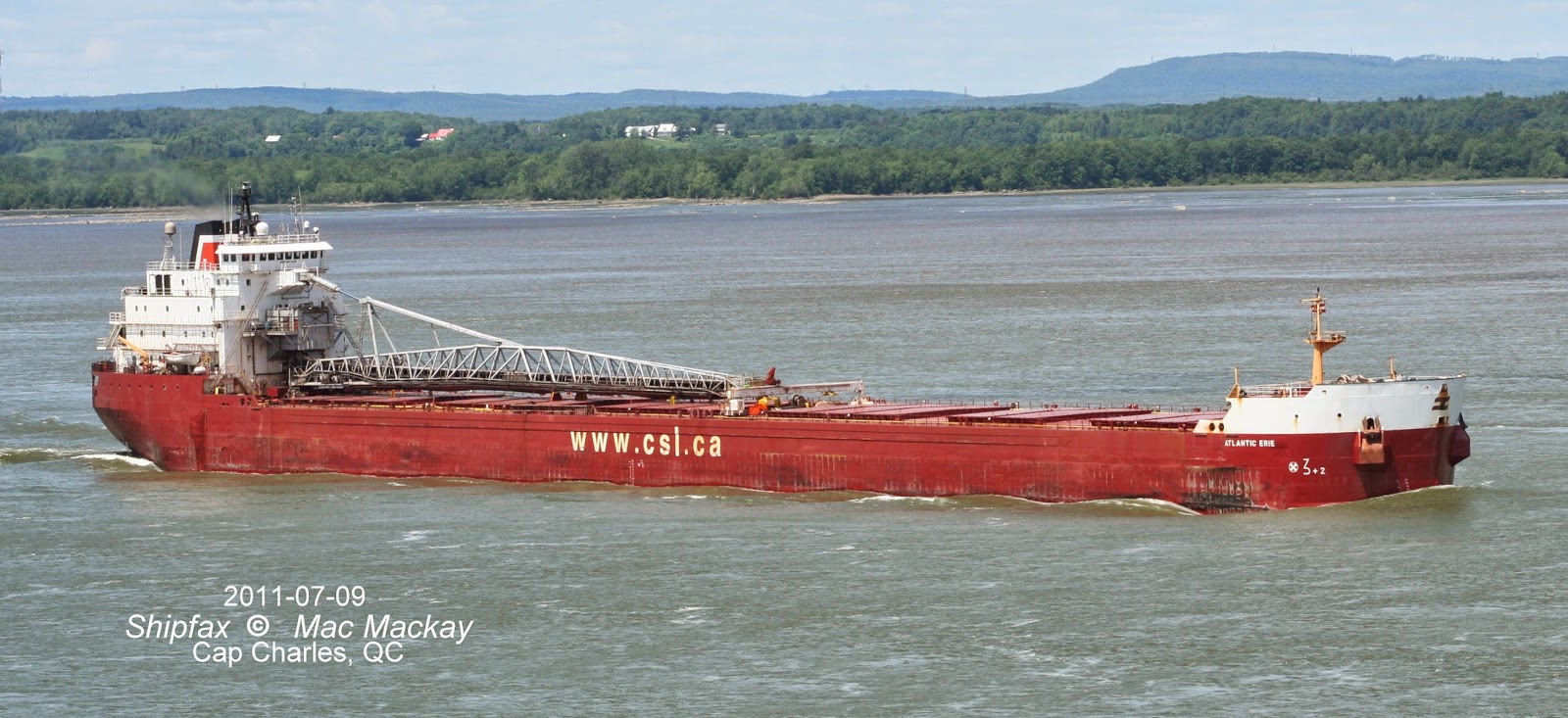Shipfax Atlantic Erie aground