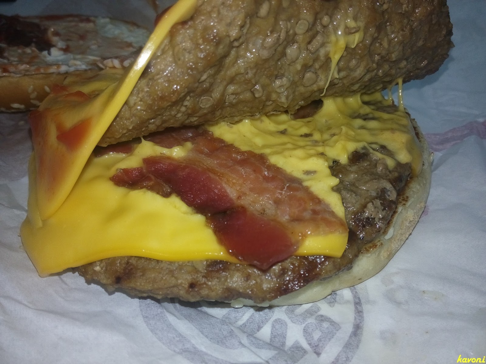 kavoniho žrádlo Double Bacon King, Burger King