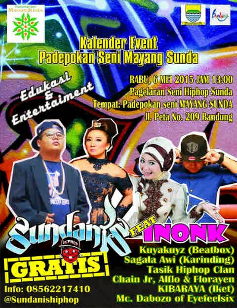 Pertunjukan Sundanis Hip Hop Sunda di Padepokan Seni Mayang Sunda, 6 Mei 2015
