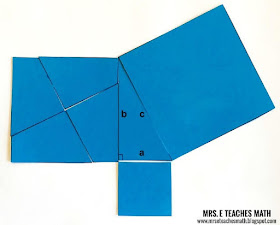 Pythagorean Theorem proof without words activity