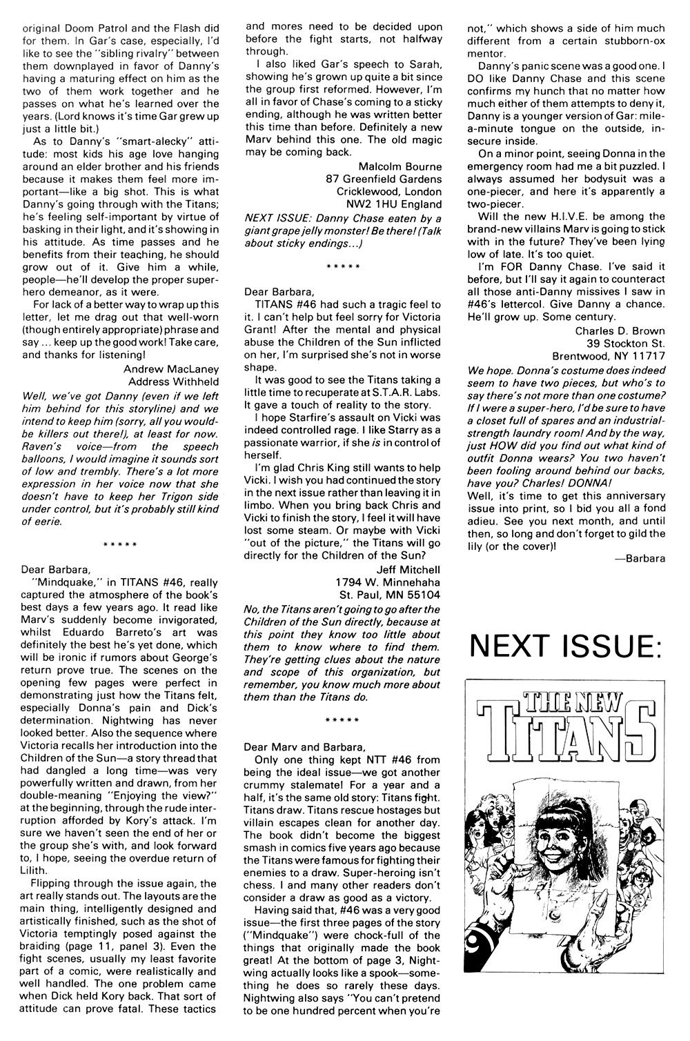 Read online The New Titans (1988) comic -  Issue #50 - 30