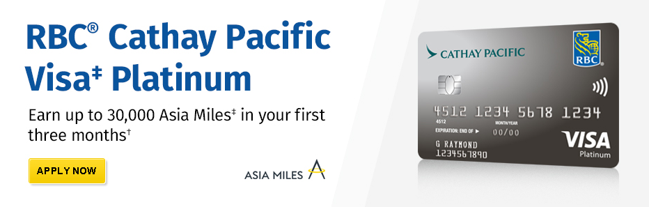 Rewards Canada Rbc Cathay Pacific Visa Platinum Card Sign Up Bonus Rbc Cathay Pacific Visa Platinum Card Sign Up Bonus Increased To 30 000 Miles Ly By July 15