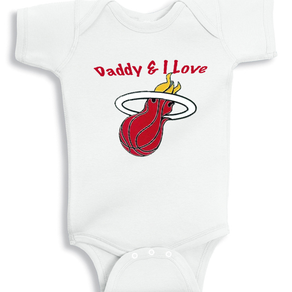 Miami Heat Baby Onesie