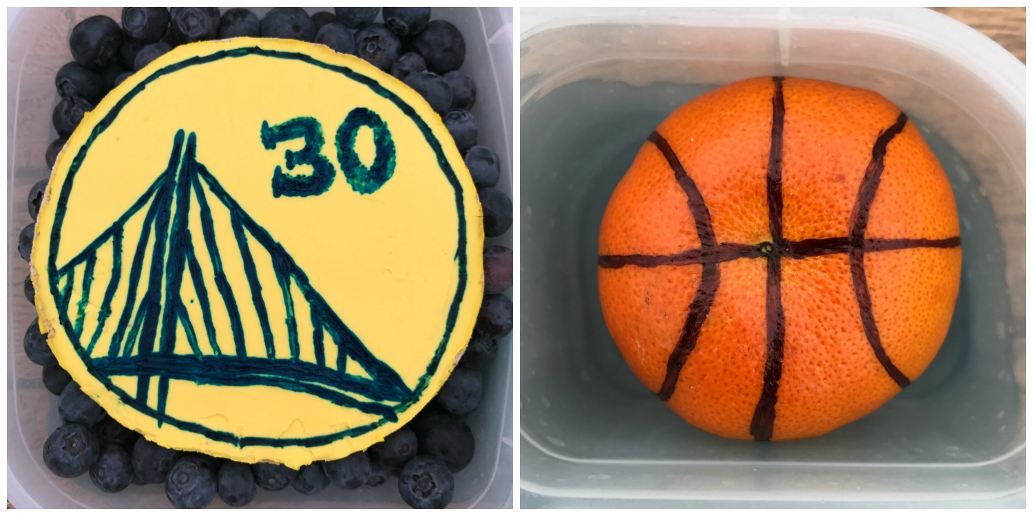 Lunchbox Dad Golden State Warriors Steph Curry Sandwich Lunch