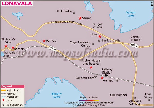 Tourist Map of Lonavala