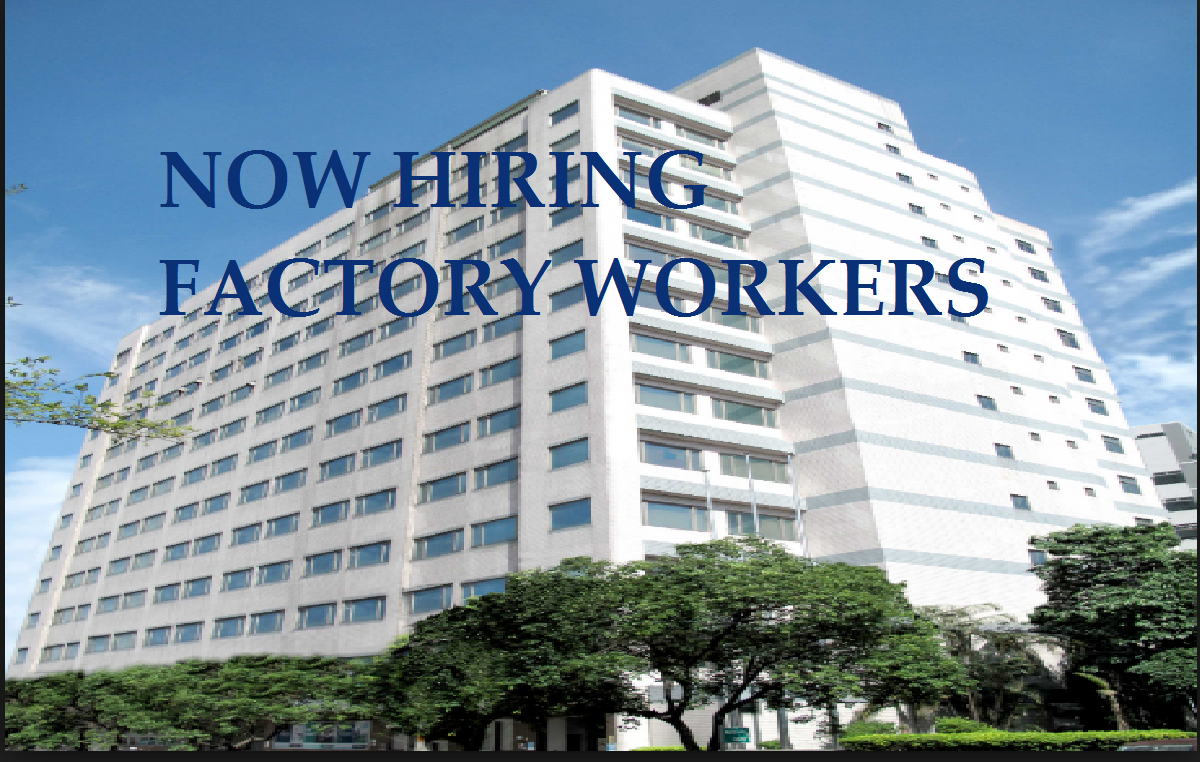 Taiwan Hiring Factory Workers for St.Shine Optical Co., Ltd PINOY