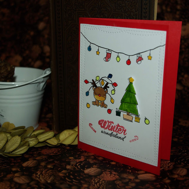 [DIY] Reindeer Agenda Rentierstarke Weihnachtskarte