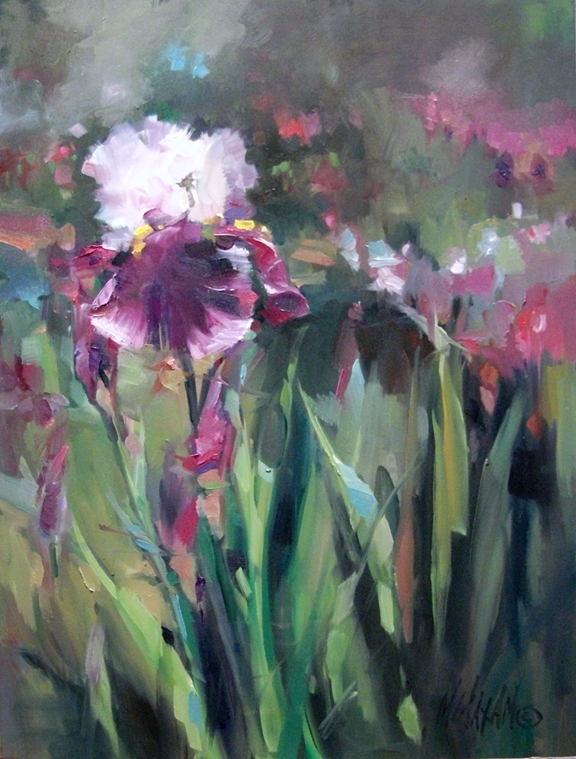 Mary Maxam - paintings: Iris Garden