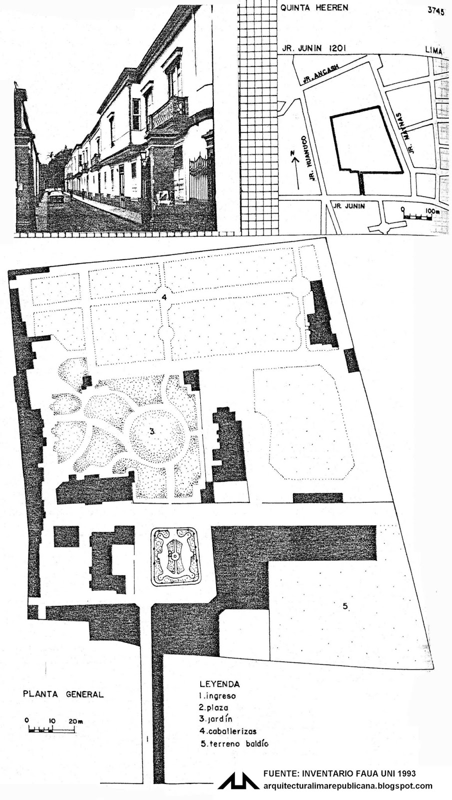 ARQUITECTURA REPUBLICANA DE LIMA 3745 QUINTA HEEREN