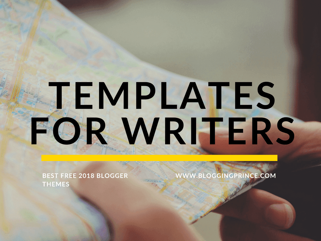 7 best free blogger templates for writers in 2018 writer templates