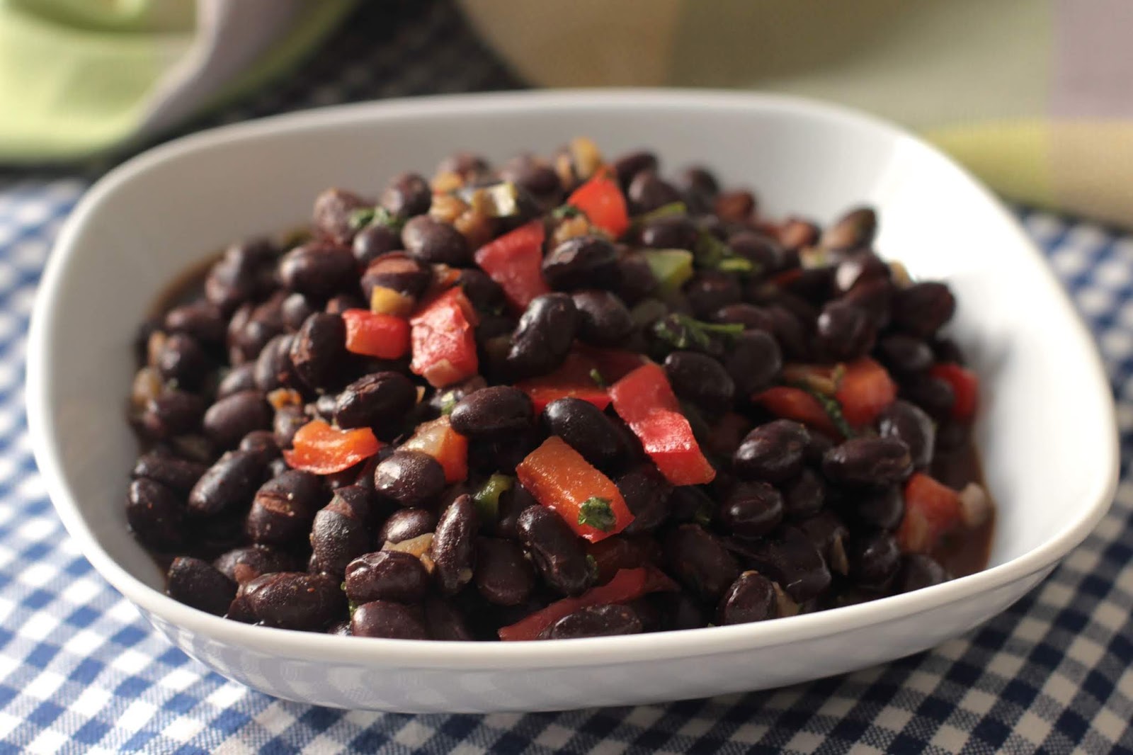Alubias o frijoles negros fritos Cocina con Clau