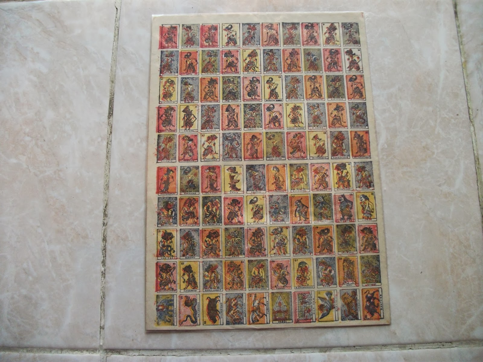 Koleksi Antik Anggoro Solo: Gambar Umbul Wayang