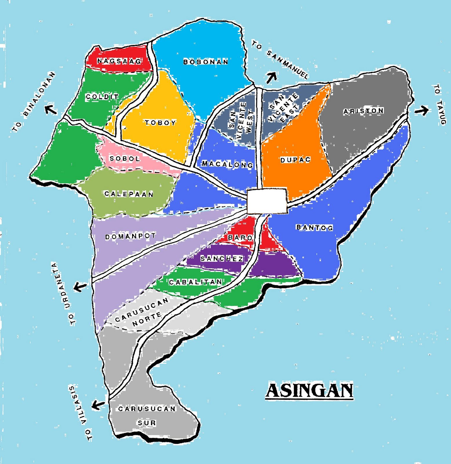 Barangay Philippines Map