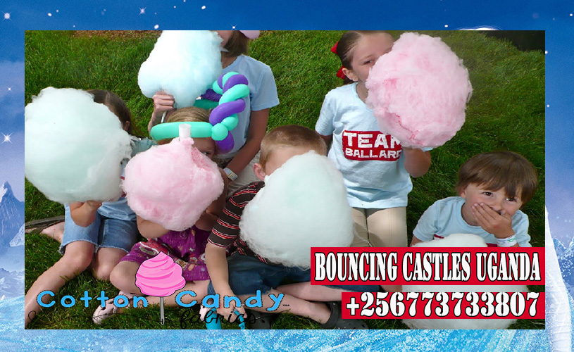 BOUNCING CASTLES UGANDA COTTON CANDY MACHINES FOR HIRE IN UGANDA