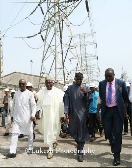Fashola visited Egbin Power Plant in Lagos