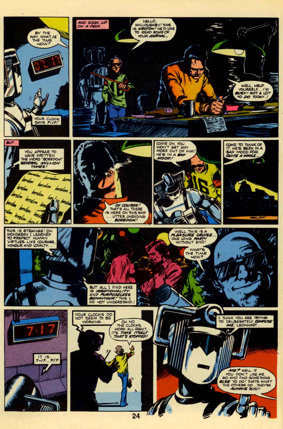 Read online Doctor Who (1984) comic -  Issue #16 - 26