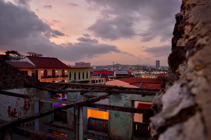 The crumbling buildings of Casco Viejo Panama