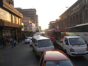 Friday(9-9-2016) :-Peak Traffic jam in Johannesburg CBD.