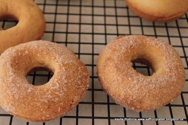 EarthyFlavors Baked Cake Doughnuts Eggless