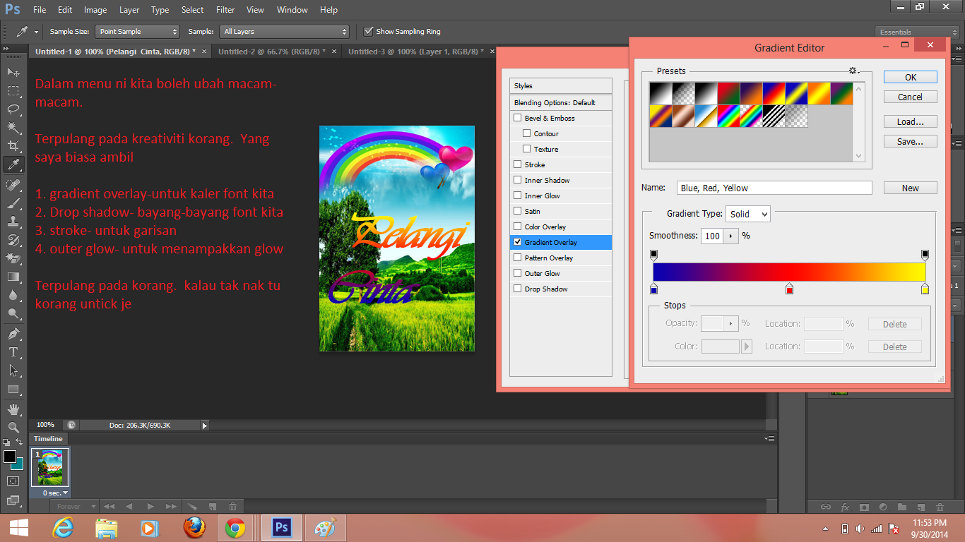 Cara Buat Poster Guna Cara nak buat poster