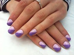 shellac cnd nail pastel diagonals lilac longing cake pop polish brush looks pastels april
