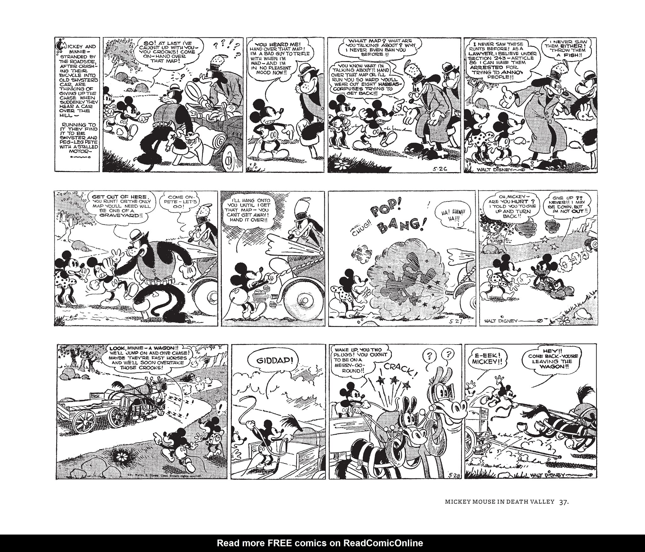 Read online Walt Disney's Mickey Mouse by Floyd Gottfredson comic -  Issue # TPB 1 (Part 1) - 37
