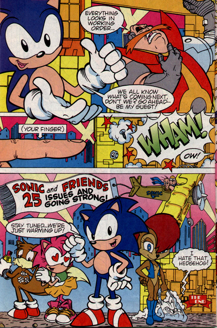 Read online Sonic The Hedgehog comic -  Issue #25 - 25