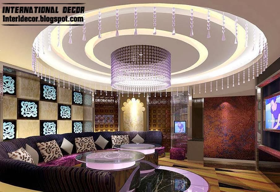 Interior Design 2014 False ceiling pop designs with LED