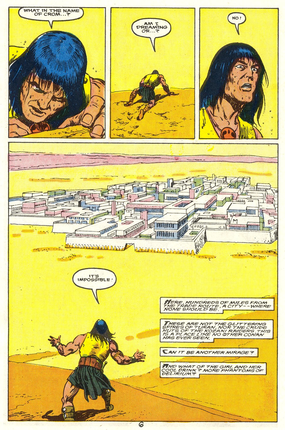 Read online Conan the Barbarian (1970) comic -  Issue #214 - 6