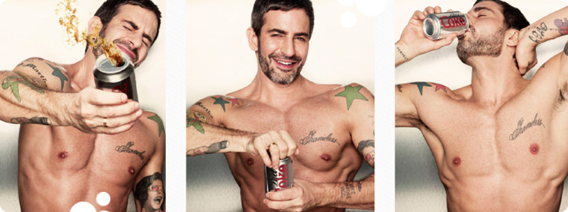 marc jacobs for Diet Coke