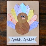 Thanksgiving turkey card