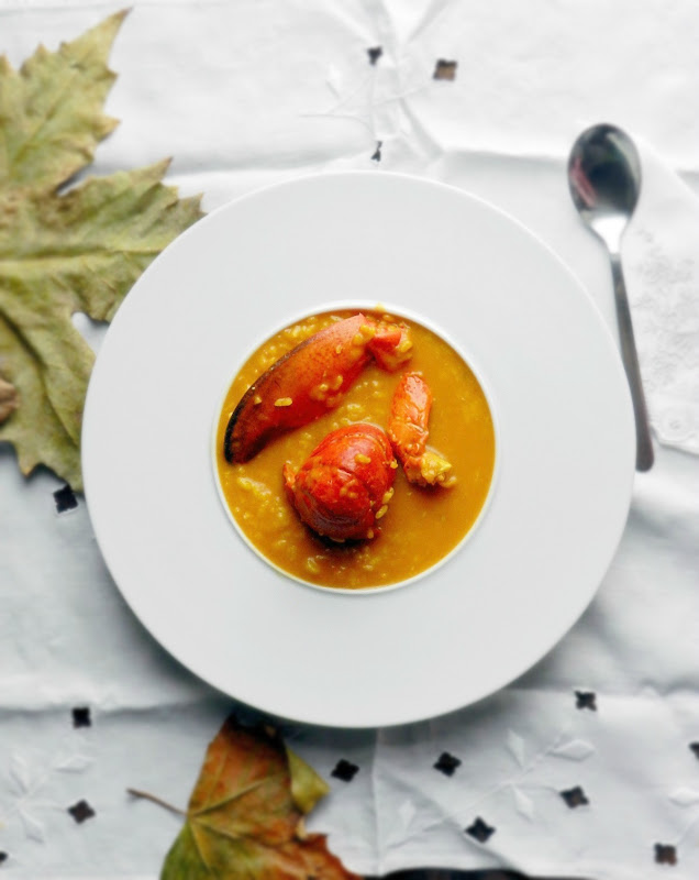 Arroz caldoso con bogavante