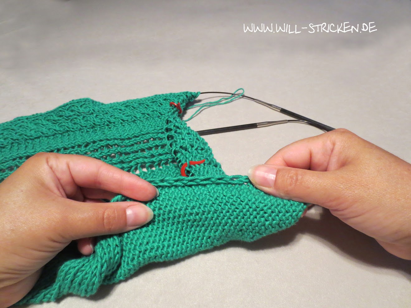 Falsches Patent Stricken 2 Rechts 2 Links Strickmuster: Wie stricke ich falsches Patentmuster?