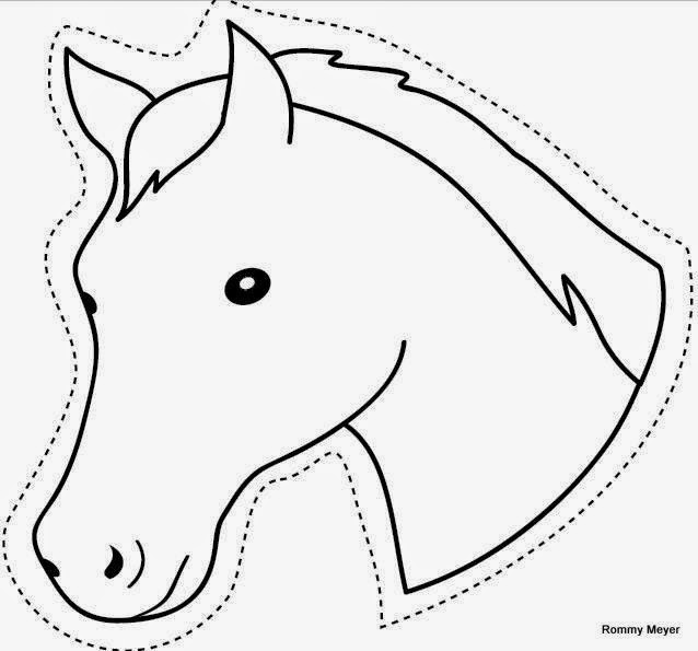 la chachipedia dibujos de caballos para colorear