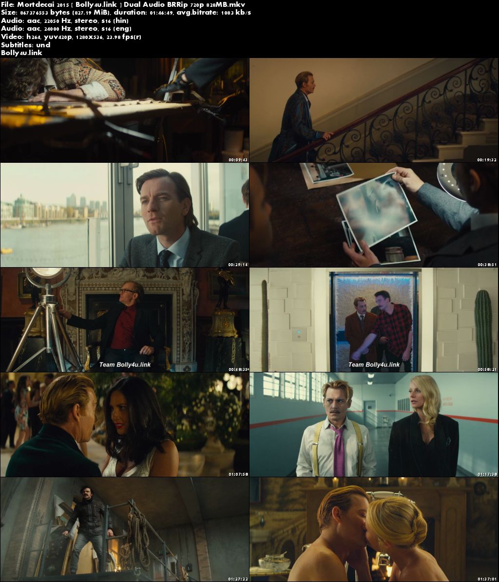 Mortdecai 2015 BRRip 350MB Hindi Dual Audio 480p Download Mortdecai 2015 BRRip 350MB Hindi Dual Audio 480p Download