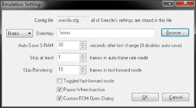 snes9x settings snes9x settings
