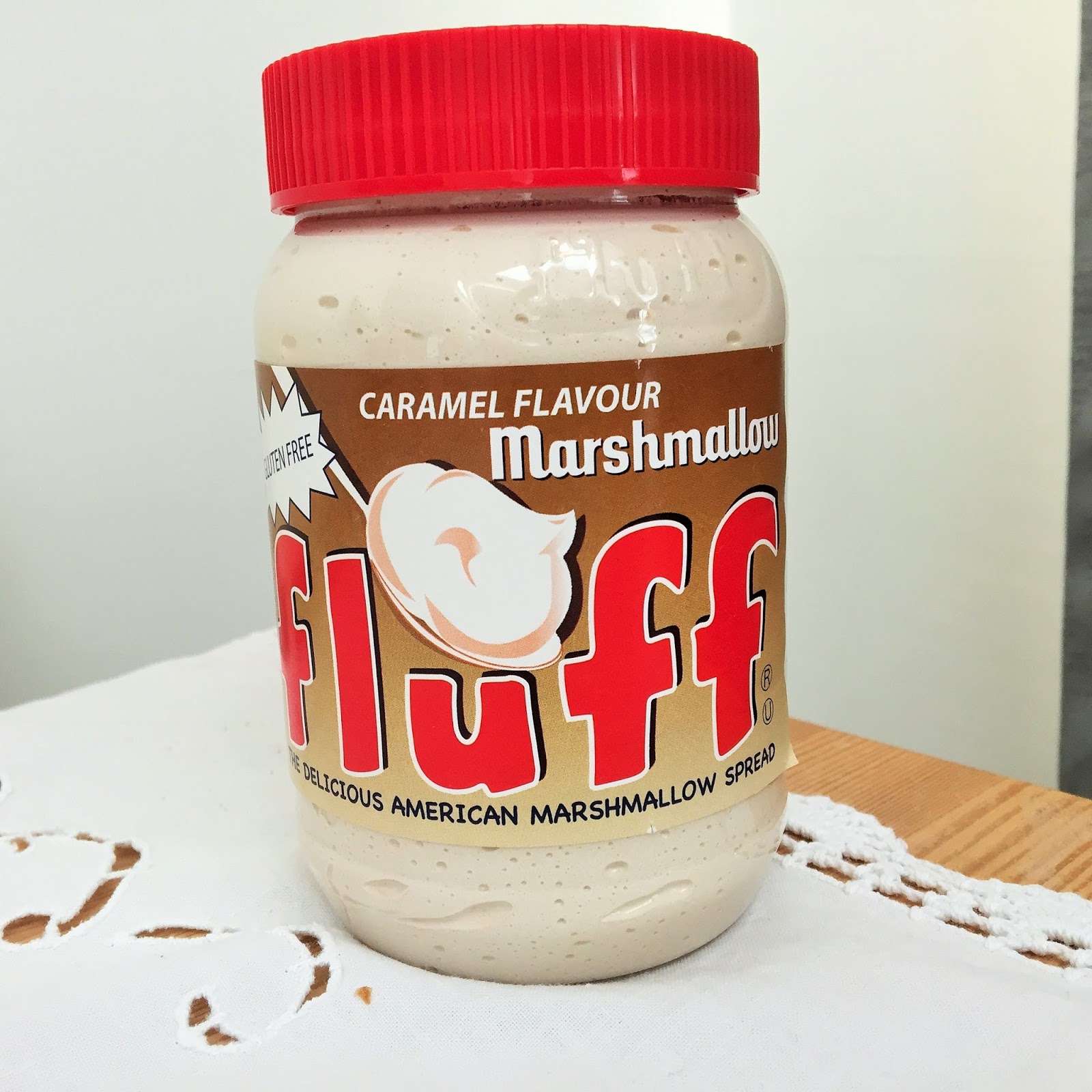 Caramel Flavour Marshmallow Fluff (B&M Bargains) .