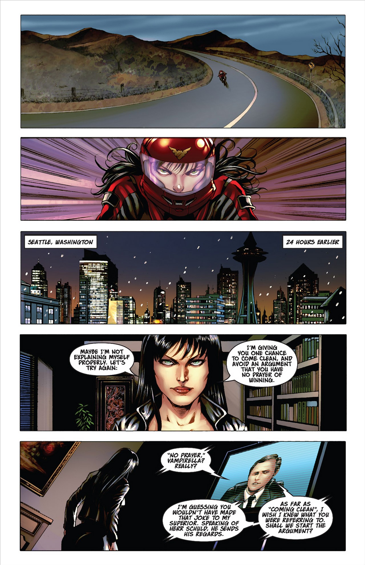 Read online Vampirella (2010) comic -  Issue # Annual 1 - 3