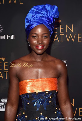 Lupita Nyong'o "Queen of Katwe" Headwrap Look book DiscoveringNatural