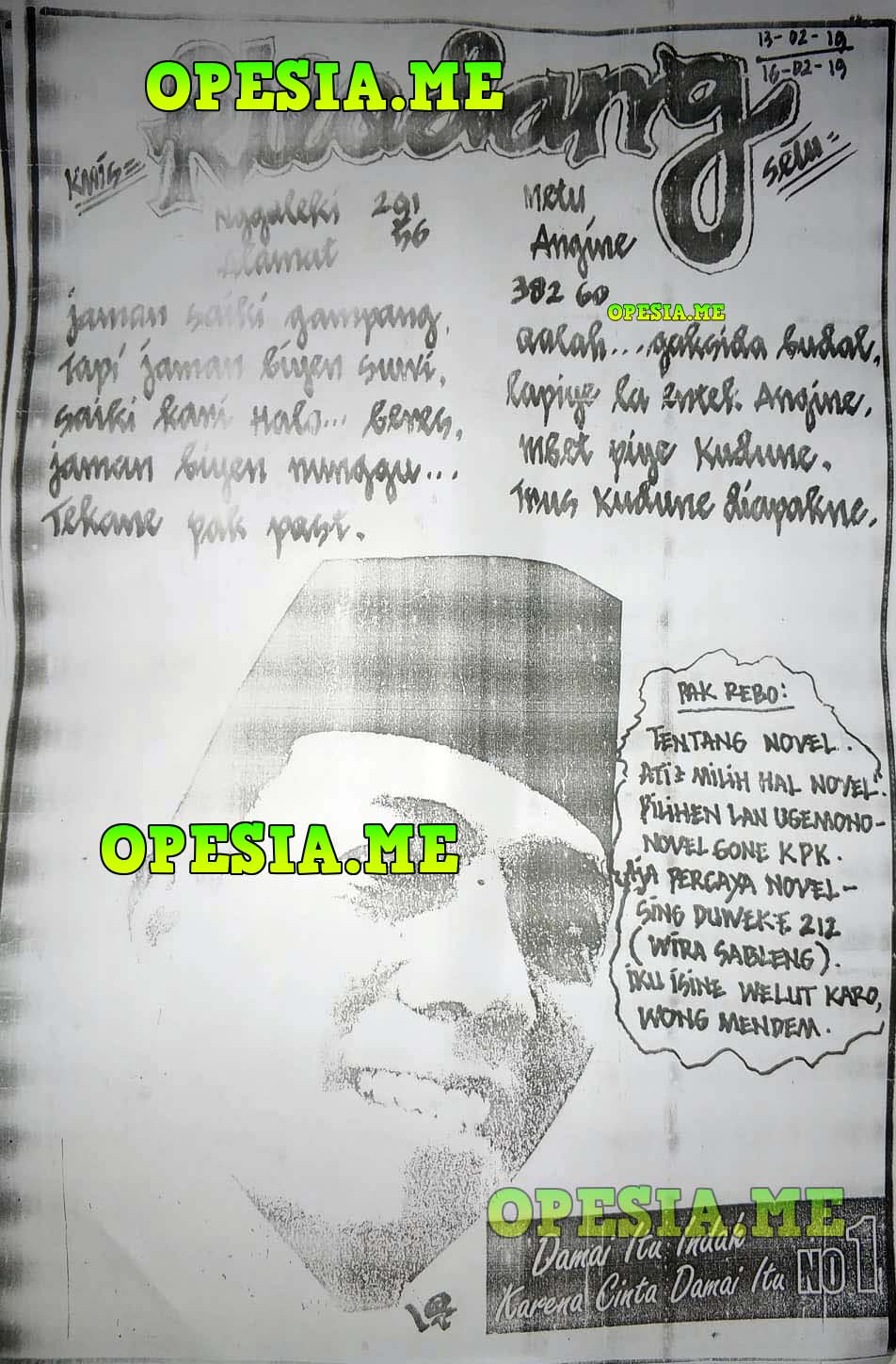 Forum Syair Jawa Sgp Asli Kamis 14 Februari 2019 Okekode Forum Syair Jawa Sgp Asli Kamis 14 Februari 2019 Okekode