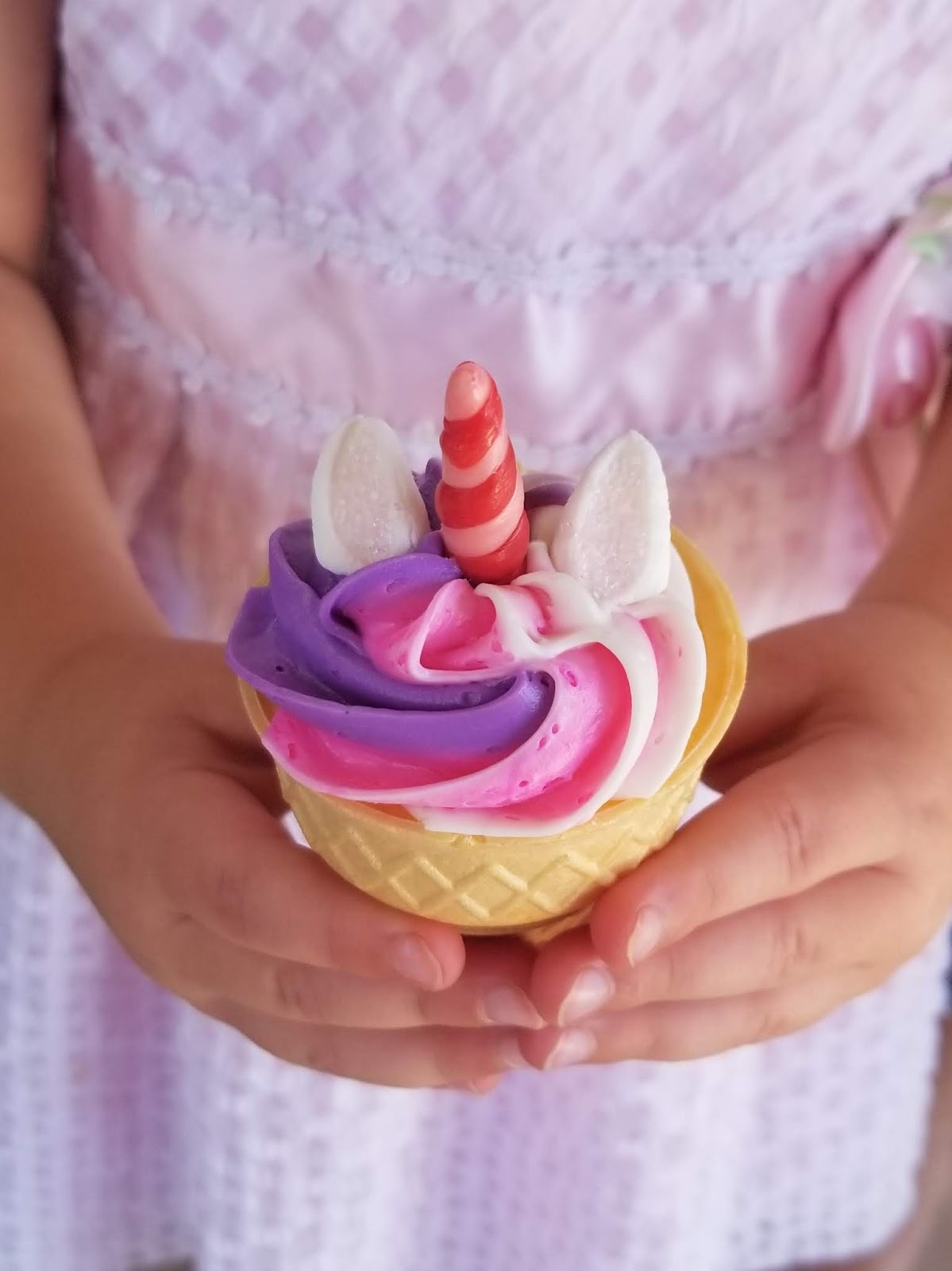 Once Daily DIY Starburst Unicorn Horn Cupcake Decoration