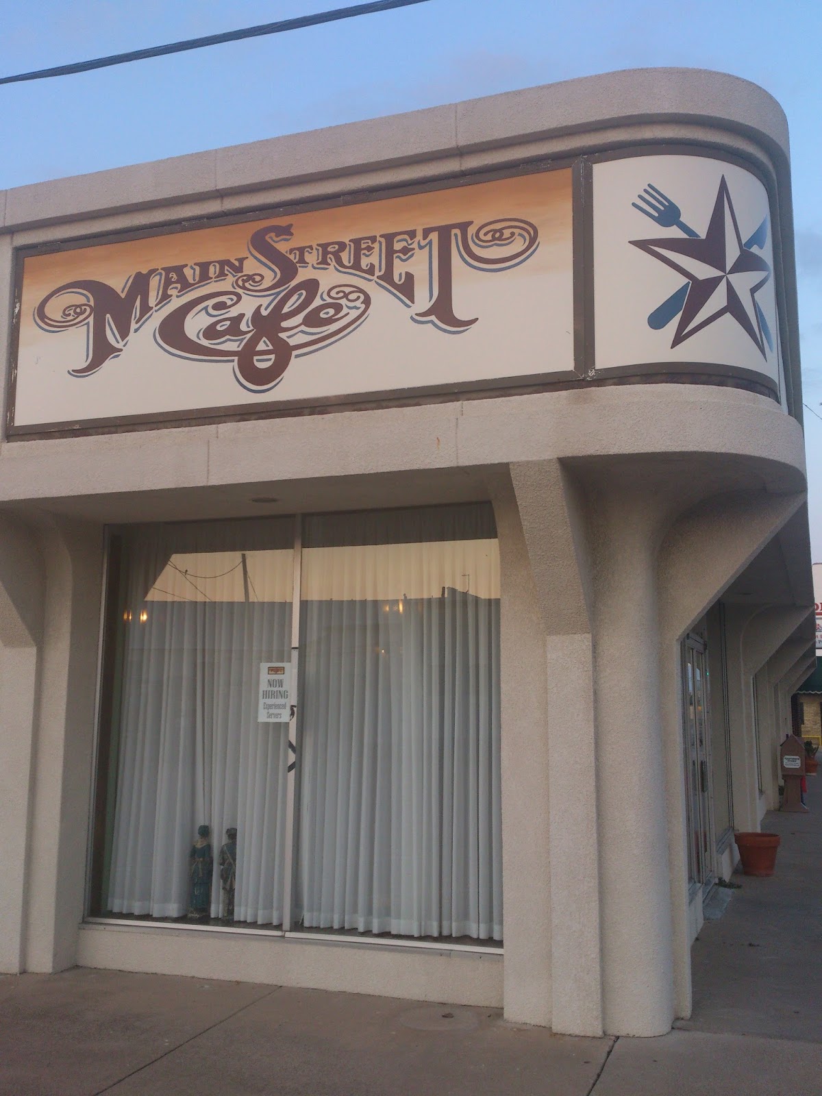 Tinkering Around Main Street Cafe in Garland, Texas